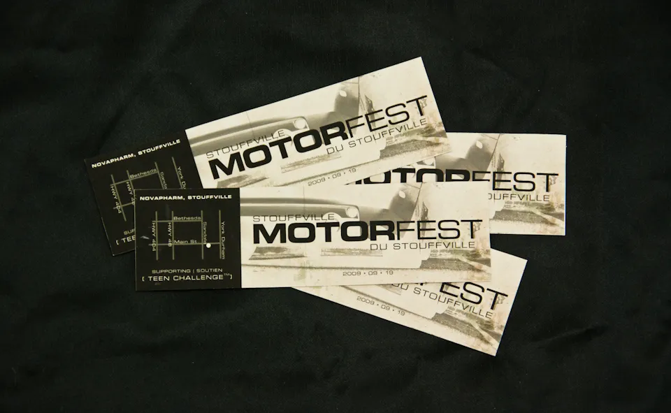 Event tickets design